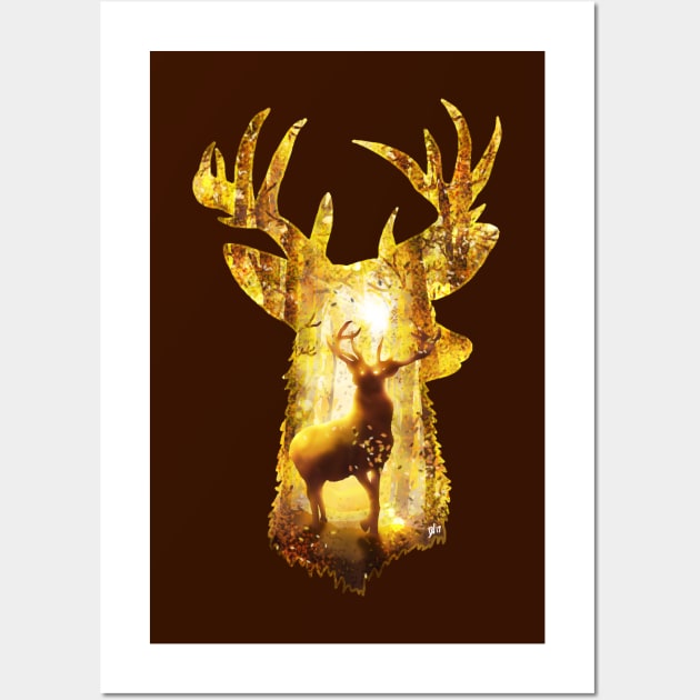 Deer's Woods Wall Art by DVerissimo